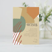 Najaar ID740 (Colour Block Wedding) Informatiekaartje (Staand voorkant)