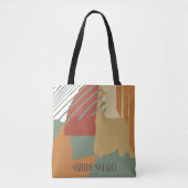 Najaar ID740-kleurenblok Weddenschap Tote Bag (Voorkant)