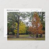 Najaar in Birmingham, Alabama Briefkaart (Voorkant / Achterkant)