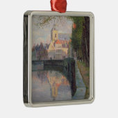 Najaar in Brugge Metalen Ornament (Rechts)