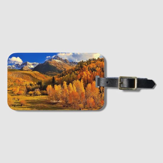 Najaar in Colorado Bagagelabel (Voorkant (horizontaal))