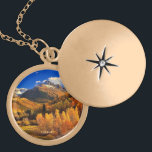 Najaar in Colorado Goud Vergulden Ketting<br><div class="desc">Prachtige kleuren van de herfst in Colorado.</div>