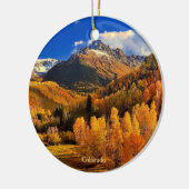 Najaar in Colorado Keramisch Ornament (Links)