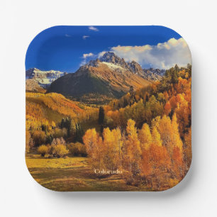 Najaar in Colorado Papieren Bordje