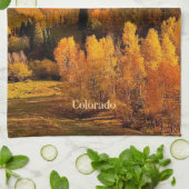 Najaar in Colorado Theedoek (Gevouwen)