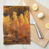 Najaar in Colorado Theedoek (Quarter Fold)