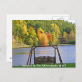 Najaar in de Adirondacks van NY Briefkaart (Voorkant / Achterkant)