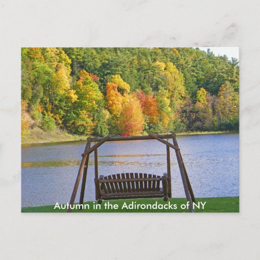 Najaar in de Adirondacks van NY Briefkaart (Voorkant)
