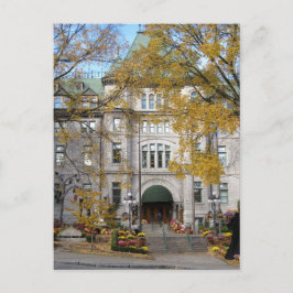 Najaar in de stad Quebec Briefkaart