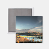 Najaar in Edmonton, schilderachtig foto; Magneet (Voorkant / Achterkant)