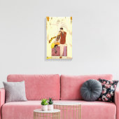 Najaar in Frankrijk Art Deco Canvas Afdruk (Insitu (Woonkamer))