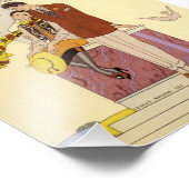 Najaar in Frankrijk Art Deco Foto Afdruk (Hoek)