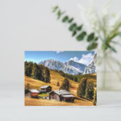 Najaar in het Oud-bergdorp Briefkaart (Staand voorkant)