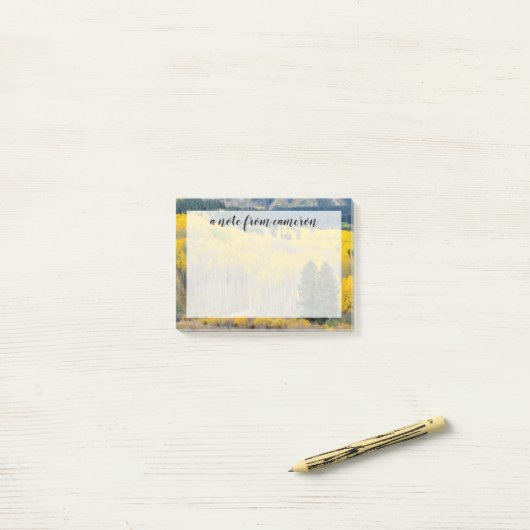 Najaar in het Ruby-bereik Post-it® Notes (Op bureau)