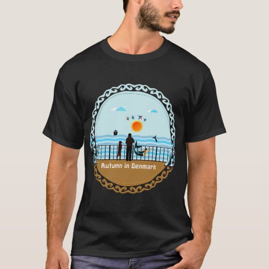 Najaar in Kopenhagen T-shirt (Voorkant)