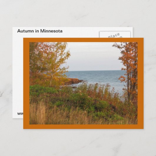 Najaar in Minnesota Briefkaart (Voorkant / Achterkant)