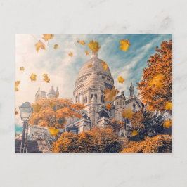 Najaar in Montmartre Briefkaart