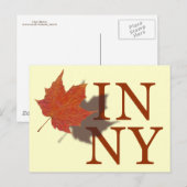 Najaar in New York Briefkaart (Voorkant / Achterkant)