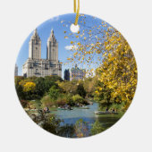 Najaar in New York, Thanksgiving Keramisch Ornament (Voorkant)
