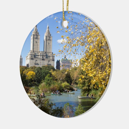 Najaar in New York, Thanksgiving Keramisch Ornament (Links)
