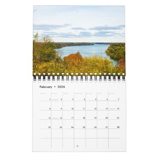 Najaar in Niagara Calendar Kalender (Feb 2026)