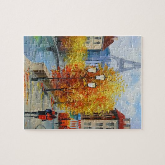 Najaar in Parijs Legpuzzel (Horizontaal)