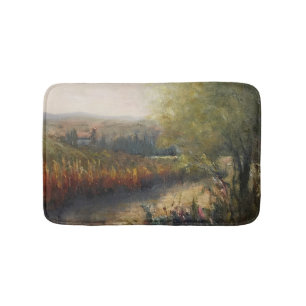 Najaar in Umbria Original Artwork Badmat