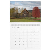 Najaar in Vermont - 2015 Kalender (Mar 2026)