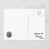 najaar in Vermont Briefkaart (Achterkant)