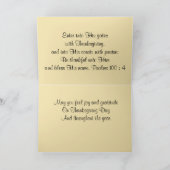 Najaar in Vermont-Thanksgiving Feestdagen Kaart (Binnen)