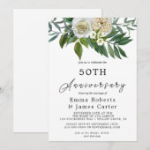 Najaar Jubileum Grieks 50ste bruiloft Kaart (Voorkant / Achterkant)