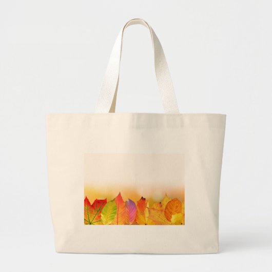 Najaar jumbo tas. grote tote bag (Voorkant)