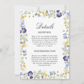 Najaar Kaart van de Details van het huwelijk van F (Voorkant)