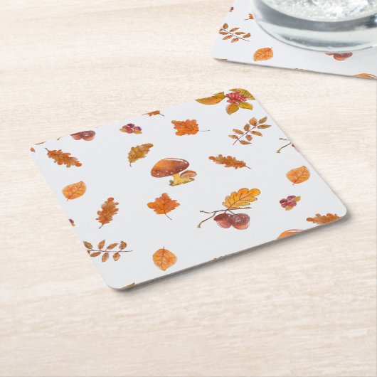 najaar kartonnen onderzetters (Schuin)