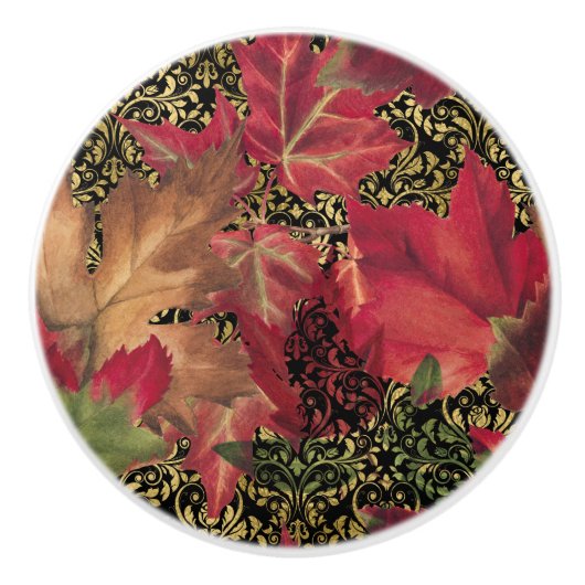 najaar keramische knop (Voorkant)