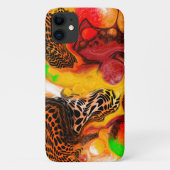 Najaar kleuren Abstracte kleuren verf OtterBox iPh Case-Mate iPhone Case (Achterkant)