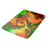 Najaar kleuren Abstracte kleurenkorven voor het sc Badmat (Gekanteld)