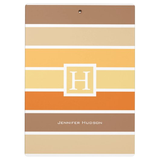 Najaar kleurenpalet met warme pasta | Gepersonalis Klembord (Achterkant)