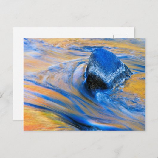 Najaar Kleurwater Abstract Briefkaart (Voorkant / Achterkant)