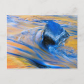 Najaar Kleurwater Abstract Briefkaart (Voorkant)