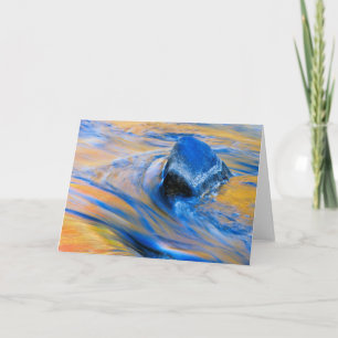 Najaar Kleurwater Abstracte Kaart