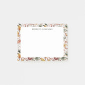 Najaar laat de Sjabloon van de Naam van de Thanksg Post-it® Notes (Voorkant)