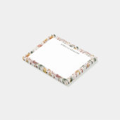 Najaar laat de Sjabloon van de Naam van de Thanksg Post-it® Notes (Schuin)