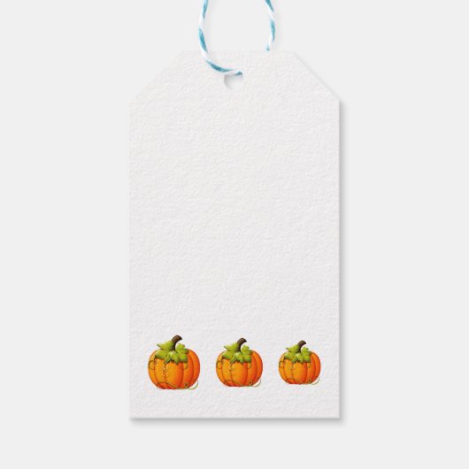 Najaar Label Pumpkin Gift Cadeaulabel (Achterkant)