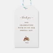 najaar Label voor weddenschap rond het huwelijk Cadeaulabel (Achterkant)