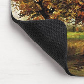 Najaar landschap Vier bomen van Gogh Fine Art Muismat (Hoek)