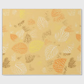 Najaar, Leaves Pattern 4 Cadeaupapier (Vlak)