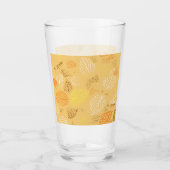 Najaar, Leaves Pattern 4 Glas (Voorkant)