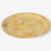 Najaar, Leaves Pattern 4 Papieren Bordje (Gekanteld)