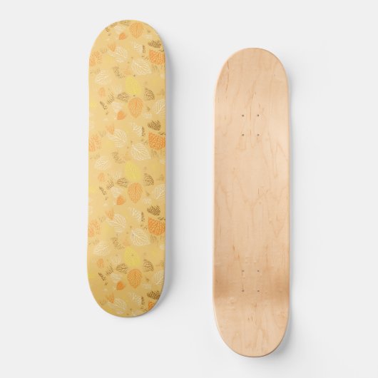 Najaar, Leaves Pattern 4 Persoonlijk Skateboard (Voorkant)
